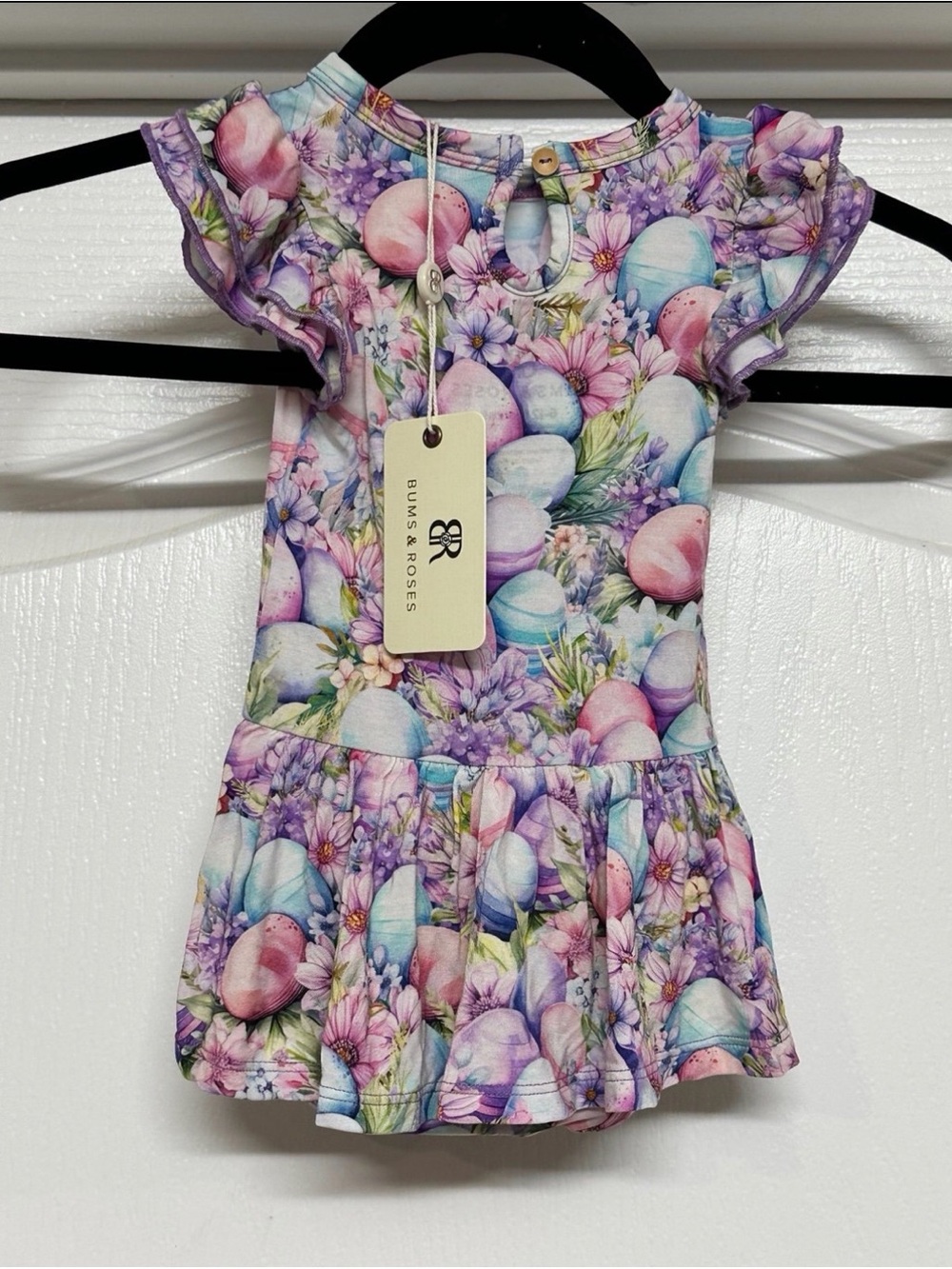 Bums & Roses So Eggstra Ruffle Dress - Picture 2 of 3